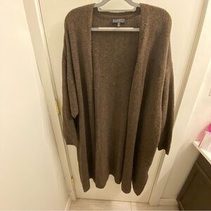 Eloquii Long Duster Cardigan With Side Vents Size 26/28